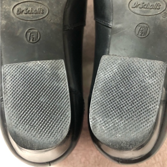 Dr. Scholl's Stacey Black Leather Block Heel Ankle Bootie Shoes Size 7.5 - Picture 14 of 14